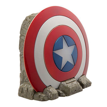 iHome - Kiddesigns Bluetooth Shield Speaker Marvel Captain America