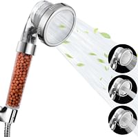 Handheld Shower Head & Filter - Ionic Head Help Reduce Hair Loss, Remove Chlorine, and Enjoy High-Pressure Spa Quality for Healthy Skin & Hair Care
