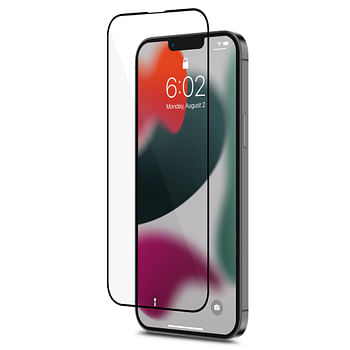 Moshi - iPhone 13 Pro Max - Airfoil Pro Anti-Shatter Screen Protector - Clear with Black Frame