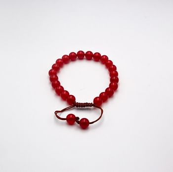 Natural Red Carnelian Crystal Bracelet