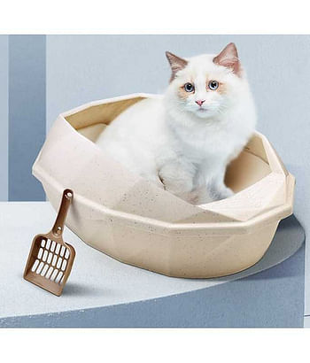 Petbroo Cat Litter Tray - Multicolor