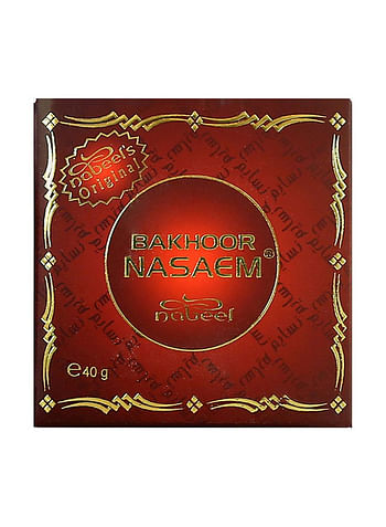 Pack of 2 Nabeel Bakhoor&Nasaem Fragrance 40 Grams Bar