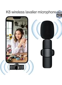 K8 Wireless Microphone Professional Type-C Long Range Outdoor Mobile Phone Wireless Microphone