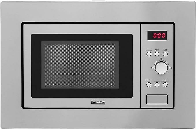 Baumatic BMIS3820 Built In Microwave - Stainless Steel