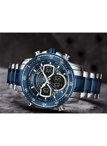 Men's Stainless Steel Analog+Digital Wrist Watch NF9189 S/BE