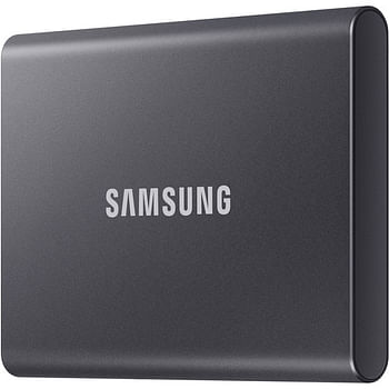 Samsung T7 Portable SSD 1TB With External USB 3.2 Gen 2 & Hardware Encryption Gray