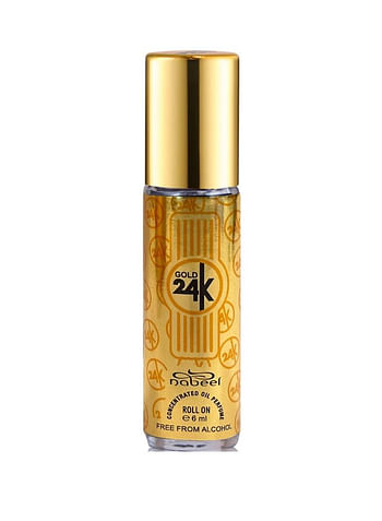 Nabeel Gold 24K Alcohol Free Roll On Oil Perfume 6ML 3 Pcs