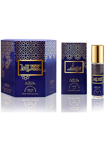 6 Piece Nabeel Musk 6 ML Roll On Oil Perfume Set
