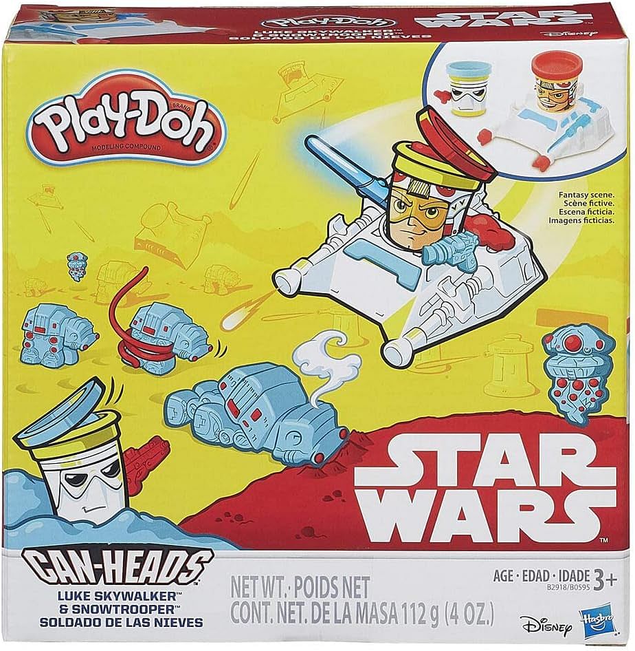Play-Doh Play Dough Star Wars Cans 2Pk , 3 - 6 Years