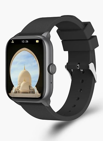 iQibla QWatch S2، ساعة القرآن الكريم 1.83 بوصة بلوتوث مكالمة هاتفية ساعة ذكية-متعددة الألوان