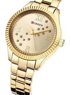 CURREN Women's Stainless Steel Analog Watch C9009L-2 - 38 mm - Gold