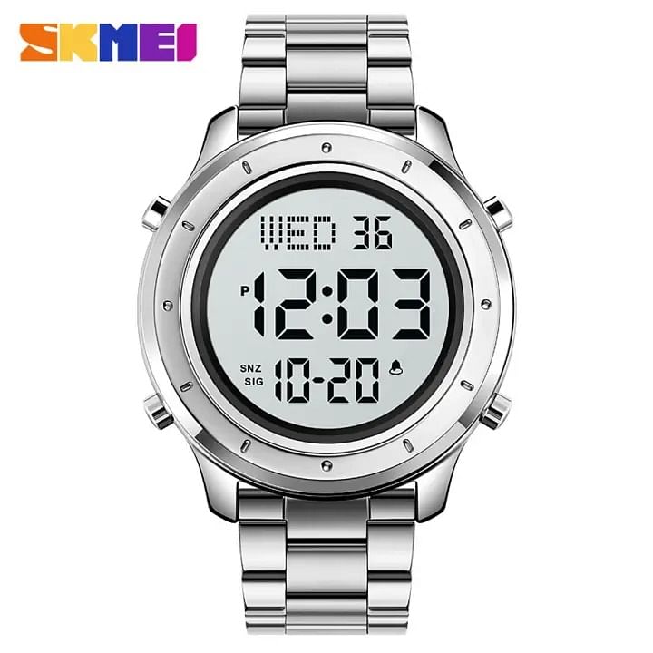 SKMEI  New Stainless Steel Luminous Fashion Casual Waterproof Wrist Watch For Men 1864.