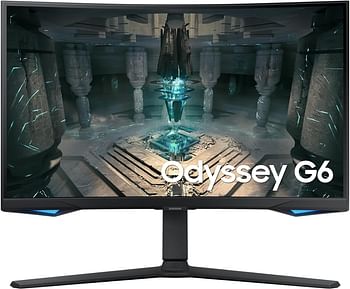Samsung Odyssey G6 Curved Smart Gaming Monitor 27-inch 2k QHD 2560x1440, Display HDR - Black
