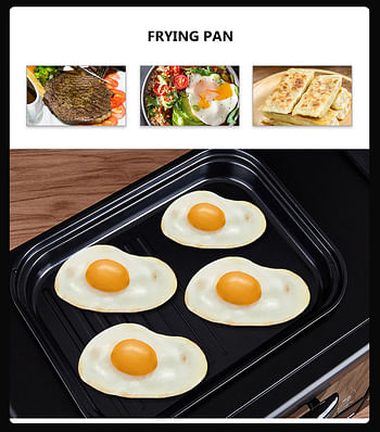 3 In 1 Electric Oven Breakfast Making Machine Multifunction Drip Coffee Maker Household Bread Pizza Frying Pan Toaster