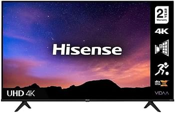 Hisense 4K UHD DLED Smart Television 43Inch (2023 Model) - Black