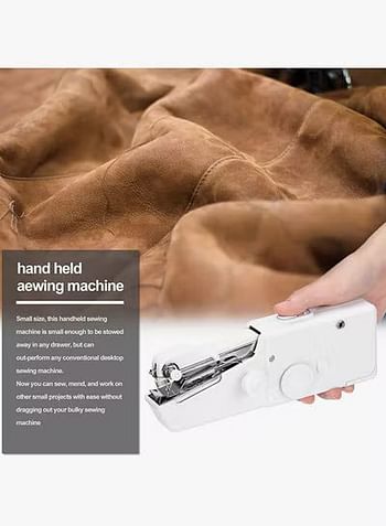 Portable Handy Stitch Sewing Machine Handy Stitch White