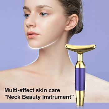 Skin Rejuvenation Tool for Neck Area Revitalize Lift Neck with Vibrating Neck Beauty Instrument Achieve Smooth Beautiful Skin random color
