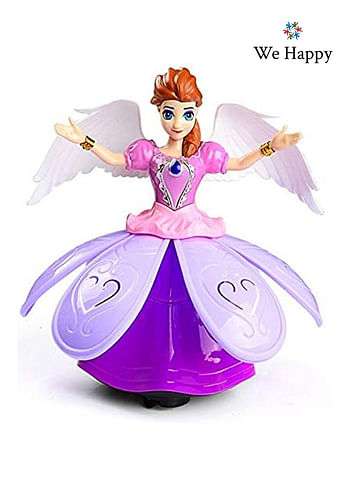 We Happy Dancing Angel Girl Doll Toy For Kids Fairy Princess with Music And Lights