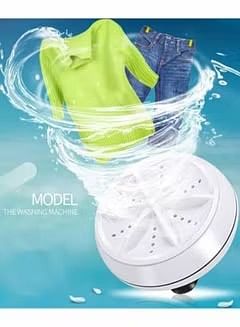 3-In-1 Portable Mini Washing Machine Rotating Turbine Washer