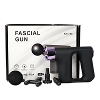 Massage Gun Fascial Gun Muscle Massager Deep Tissue Percussion Massager Body Relax Pain Relief Electric Therapy Gun for Fitness Relaxer
