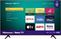 Hisense 75 Inch Class 4K UHD LED LCD Roku Smart TV HDR R6 Series 75R6E4