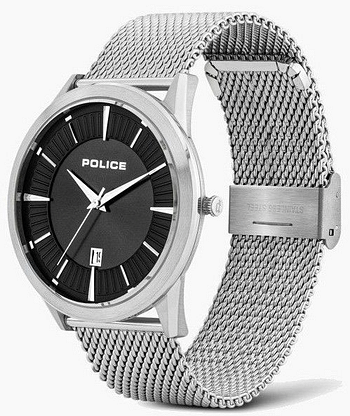 Police Patriot PL15305JS/02MM - Silver and Black