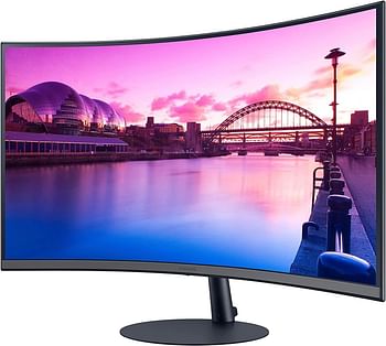 Samsung 27 Inch 1000R Curved 75Hz Bezeless Monitor With Display Port,HDMI,AMD FreeSync - LS27C390EAMXUE