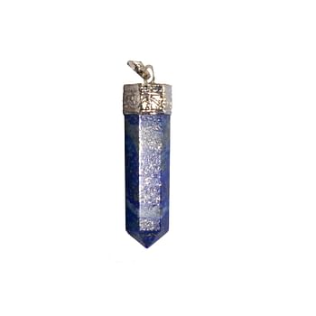 Himalayan Lapis Lazuli Natural Gemstone Crystal Pendant for Men & Women