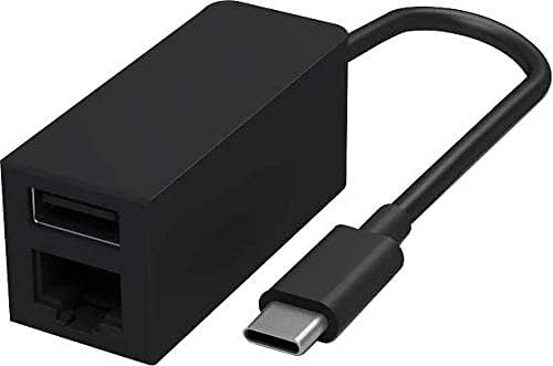 Microsoft Surface USB-C To Ethernet And USB Adapter (JWM-00001) Black