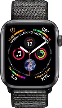Apple Watch Series 4 (40mm) Space Gray Aluminum Case with Black Sport Loop GPS + Cellular