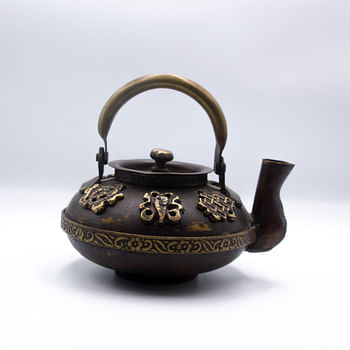 Exquisite Brass Teapot with Antique Finish Handcrafted decorative design