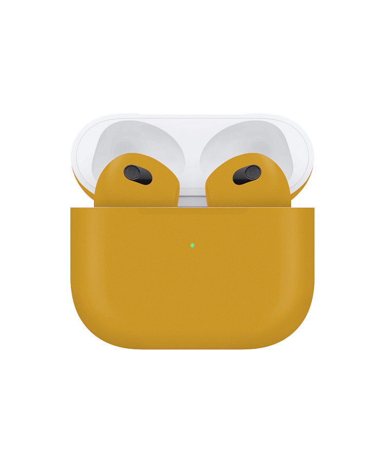 Apple Airpods (3rd Generation) Customized By Caviar Glossy Metallic Gold