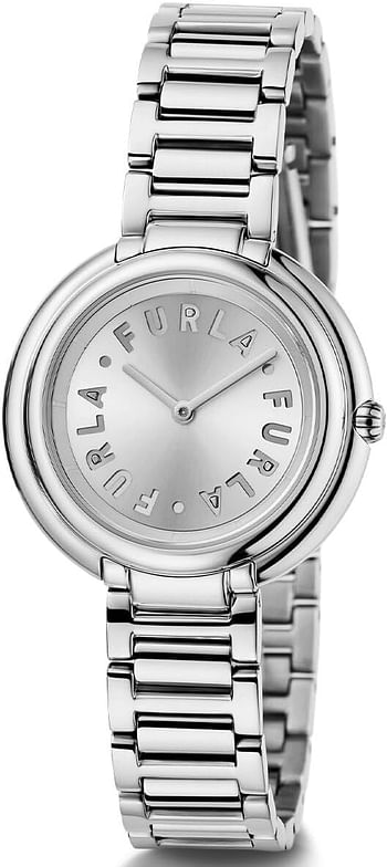 Furla Silver Tone Stainless Steel Bracelet Watch (Model: WW00032007L1), Silver