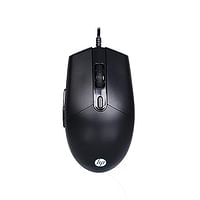HP M260 RGB Backlighting USB Wired Gaming Mouse, Customizable 6400 DPI, Ergonomic Design, Non-Slip Roller, Lightweighted (7ZZ81AA),Black