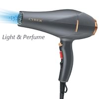 Cyber Professional Hair Dryer Hot & Cold with Light Gray - CYHD9953P