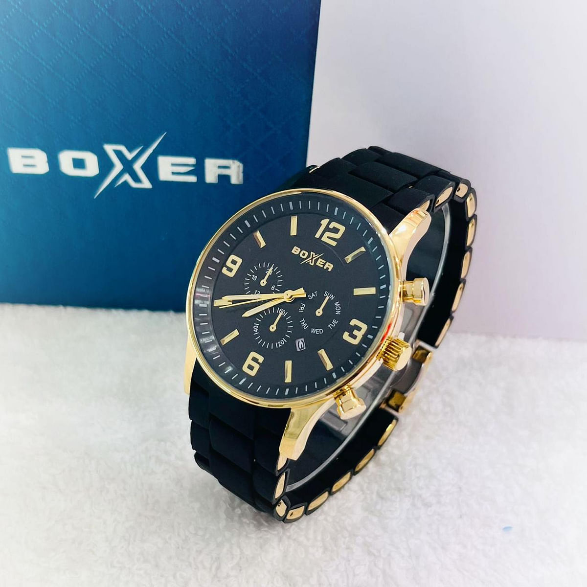 Boxer 070 Men's Stainless Steel Analog Watch / Navy For Men