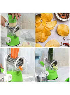 Multi-Function Rotary Grater Vegetable Cutter multicolour 0.64kg