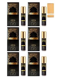 Nabeel Dahn Al Oud Amiri Alchohol Free Roll On Oil Perfume 6ML 6 Pcs