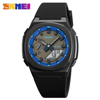 SKMEI Men Electronic Watch Duplex Watch  50 meter Waterproof Multifunctional Wristwatch Fashion Business Style For Men 2091.