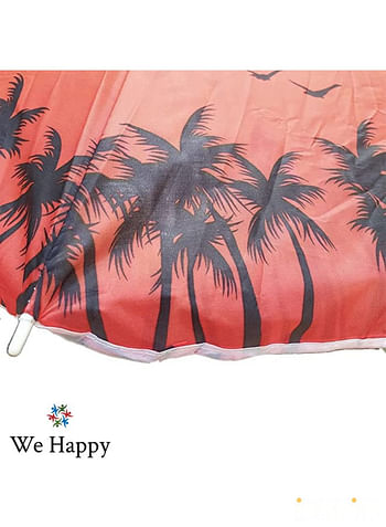 Portable Beach Umbrella Suitable for Garden Patio Picnics and Camping - Colors Designs May Vary