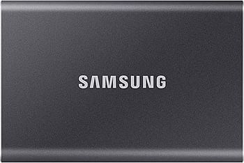 Samsung T7 Portable SSD 1TB With External USB 3.2 Gen 2 & Hardware Encryption Gray