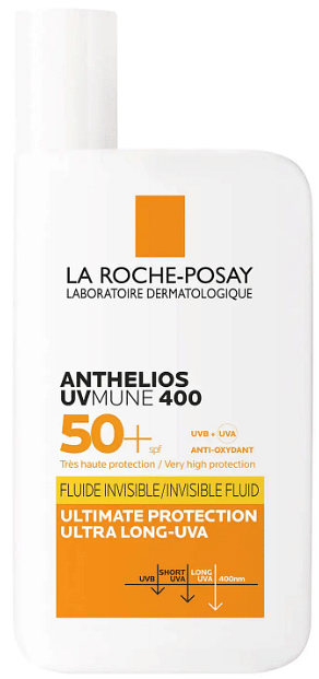 La Roche-Posay Anthelios UVMune 400 Invisible Fluid Fragrance-Free SPF50+ 50ml