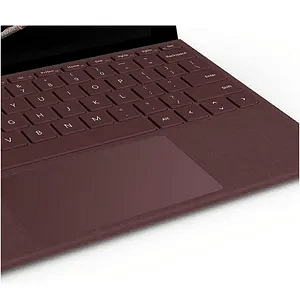Microsoft Surface Go Signature Type Cover Ultra-Slim Design Backlit Glass Trackpad (KCS-00052) Burgundy