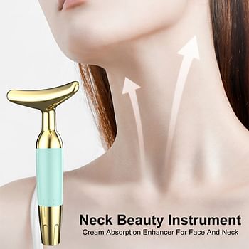 Skin Rejuvenation Tool for Neck Area Revitalize Lift Neck with Vibrating Neck Beauty Instrument Achieve Smooth Beautiful Skin random color