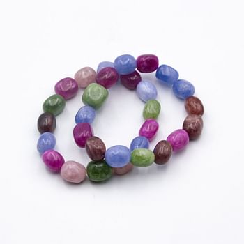 Color Tourmaline Crystals Bracelet: Vibrant Beauty and Metaphysical Charm