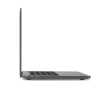 Moshi iGlaze HardShell Case for Apple Macbook Pro 13" 2020 - Ultra Slim & Lightweight, 2-Pc Construction Anti-Shock Anti Scratch, Raised Rubber feet, Air Flow design, Easy Install - Black