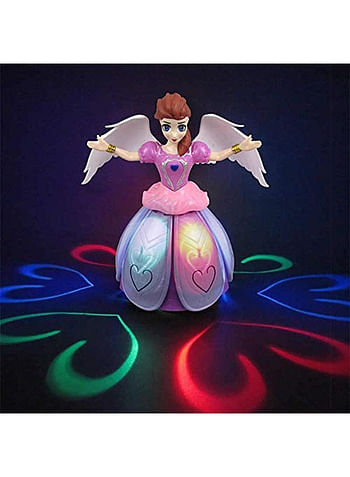 We Happy  لعبة دمية فتاة الملاك الراقصة للأطفال الأميرة الجنية مع الموسيقى والأضواء