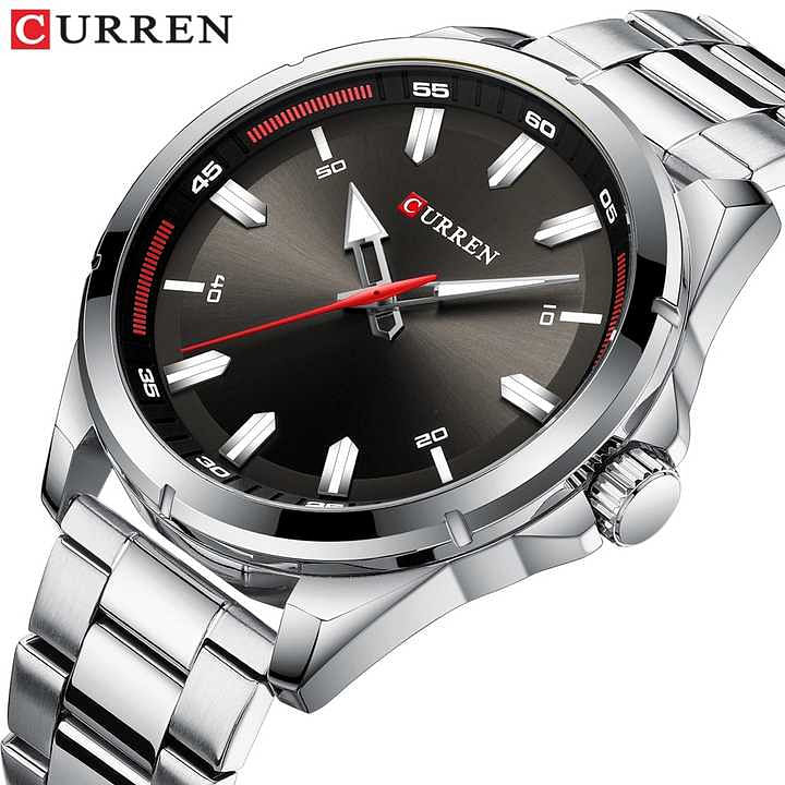 Curren 8320 Men Fashion Watch Luxury Stainless Steel Band Business Clock Waterproof Wristwatch