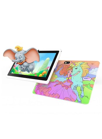 ATOUCH Early Education KT4 Smart Android Kids Learning 7 Inch Display WIFI Supported Tablet Protective With EVA Case, Vivid Visuals, Durable Design