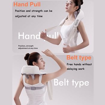Shoulder And Neck Massager Shawl, Simulated Manual Massage 5D